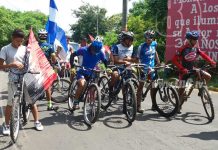 Masaya: Realizan Rally Ciclístico en honor a Sandino