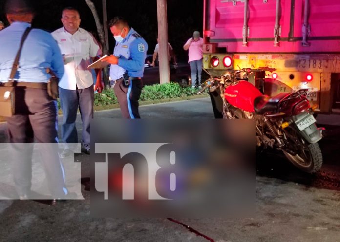 nicaragua, managua, accidente de transito, muerto,
