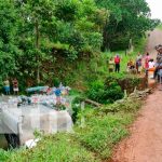 Tres lesionados en accidente de tránsito en El Tortuguero nicaragua, bluefields, vuelco, lesionados,