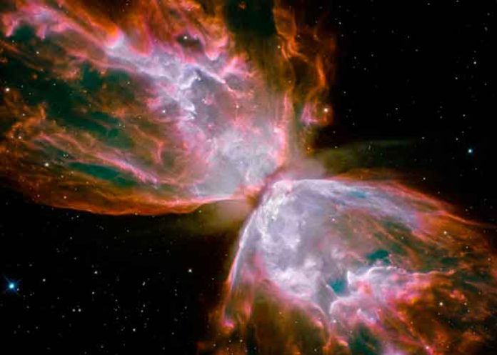 3 ciencia, nasa, nebulosa, mariposa cosmica, telescopio hubble