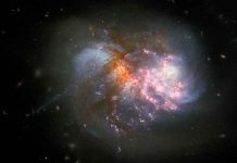 El telescopio Hubble capta a un par de galaxias a punto de fusionarse ciencia, galaxias, nasa, telescopio hubble, captacion