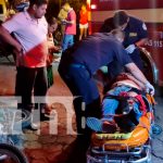 Imprudencia deja a motociclista y acompañante lesionados en accidente de tránsito nicaragua, managua, accidente de transito, lesionados,
