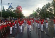 Cultura nicaragüenses desfila en Avenida Bolívar a Chávez