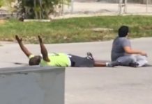 Policía balea a hombre negro en Miami