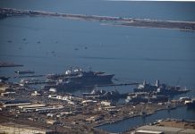 Amenaza de bomba en base naval de San Diego, EE.UU.