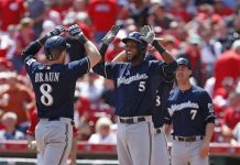 Braun conecta grand slam en triunfo de Cerveceros
