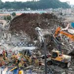 corea del sur, edificio, demolicion, bus, accidente, muertos,
