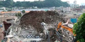 corea del sur, edificio, demolicion, bus, accidente, muertos,