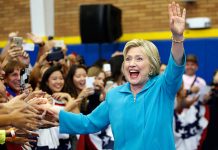 Trump y Clinton arrasan en Washington