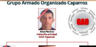 colombia, desarticulacion, banda criminal, los caparros, grupo armado,