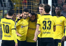 Dortmund golea y Moenchengladbach vence a Schalke en copa