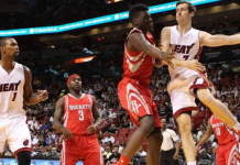 Heat remonta déficit de 21 puntos y aplasta a Rockets