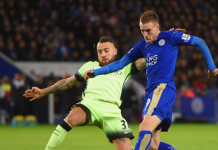 Leicester cierra mitad de temporada empatado en la cima