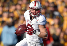 McCaffrey impone marca de Rose Bowl y Stanford vence a Iowa