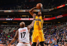 Ellis y George guían a Pacers a triunfo sobre Suns