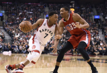Raptors logran su 8va victoria en fila