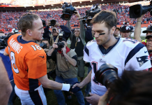 Altos niveles de audiencia en TV para duelo Manning-Brady
