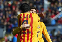El Barsa gana con gol de Suárez e iguala récord de Guardiola