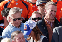 Denver festeja el campeonato del Super Bowl de los Broncos