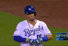 Cheslor con infield hit en su aniversario