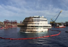 Encuentran restos humanos en el Costa Concordia