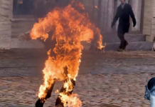 Muere el hombre que se prendió fuego en Washington