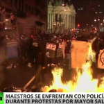 Brasil: Las protestas de maestros en Río de Janeiro terminan en choques con la Policía