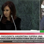 Cristina Fernández ya fue operada