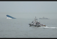 Un buque de carga se hunde frente a las costas de Corea del Sur
