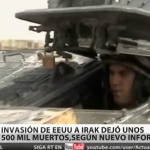 Invasión a Irak dejó medio millón de muertos