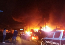 Asciende a 6 los muertos por explosión en parque industrial mexicano