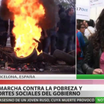 España marcha contra la pobreza y los recortes sociales