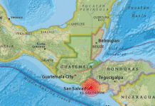 Tres sismos de baja intensidad sacuden a El Salvador