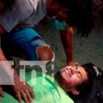 Motociclista resulta lesionado al impactar contra un bus en San Marcos Nicaragua, Carazo, accidente de tránsito, motociclista,