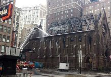 Controlan incendio que destruyó iglesia histórica de Nueva York