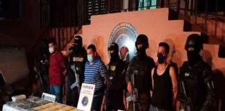 honduras, talanga, fnamp, detencion, droga, trasporte, autoridades, cocaina,