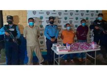 honduras, detenidos, nicaraguense, autoridades, contrabando,