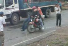 Video: Bolo da vuelta como trompo al ser atropellado