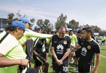 Cuauhtémoc Blanco entrena con el América