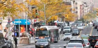 Estados unidos, Manhattan, mujer golpeada, esposo celoso