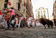 Quinto encierro San Fermín: 4 heridos por golpes