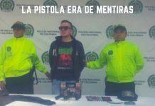 Se entrega hombre que disparó a policías en Bogotá