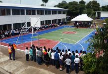 Autoridades estelianas inauguran cancha multiusos