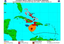 Más de 8.500 evacuados en Dominicana por Matthew