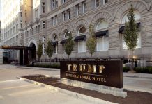Trump inaugura hotel de lujo en Washington