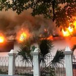 Rayo provoca incendio en iglesia de Camotán, Guatemala (VIDEOS) guatemala, rayo, iglesia, parroquia, camotan, tormentas electricas,