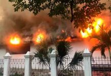 Rayo provoca incendio en iglesia de Camotán, Guatemala (VIDEOS) guatemala, rayo, iglesia, parroquia, camotan, tormentas electricas,
