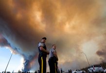 Canadienses regresan a zona devastada por incendio