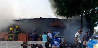 nicaragua, managua, incendio, negocio,