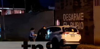 Nicaragua, managua, policía, camioneta abandonada,